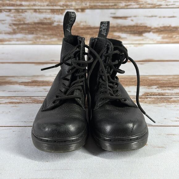 Dr. Martens Other - Dr. Martens 1460 Pascal Mono T Boots Black US Size 10 AW004 SH09V Toe Wear